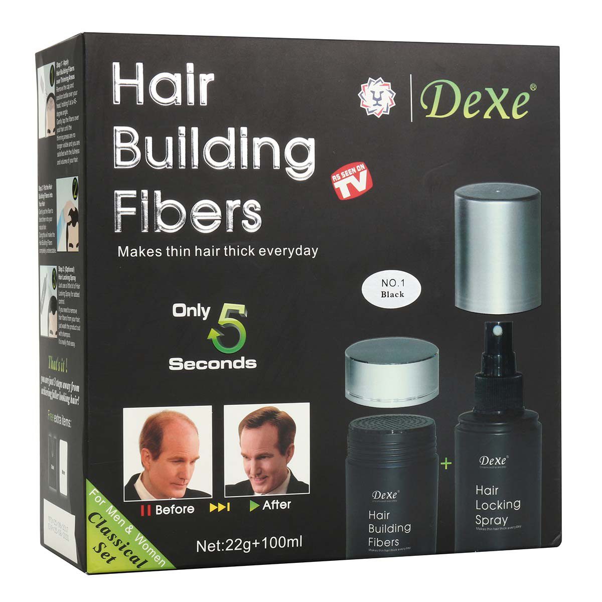 Dexe Fibers Densificateur de cheveux