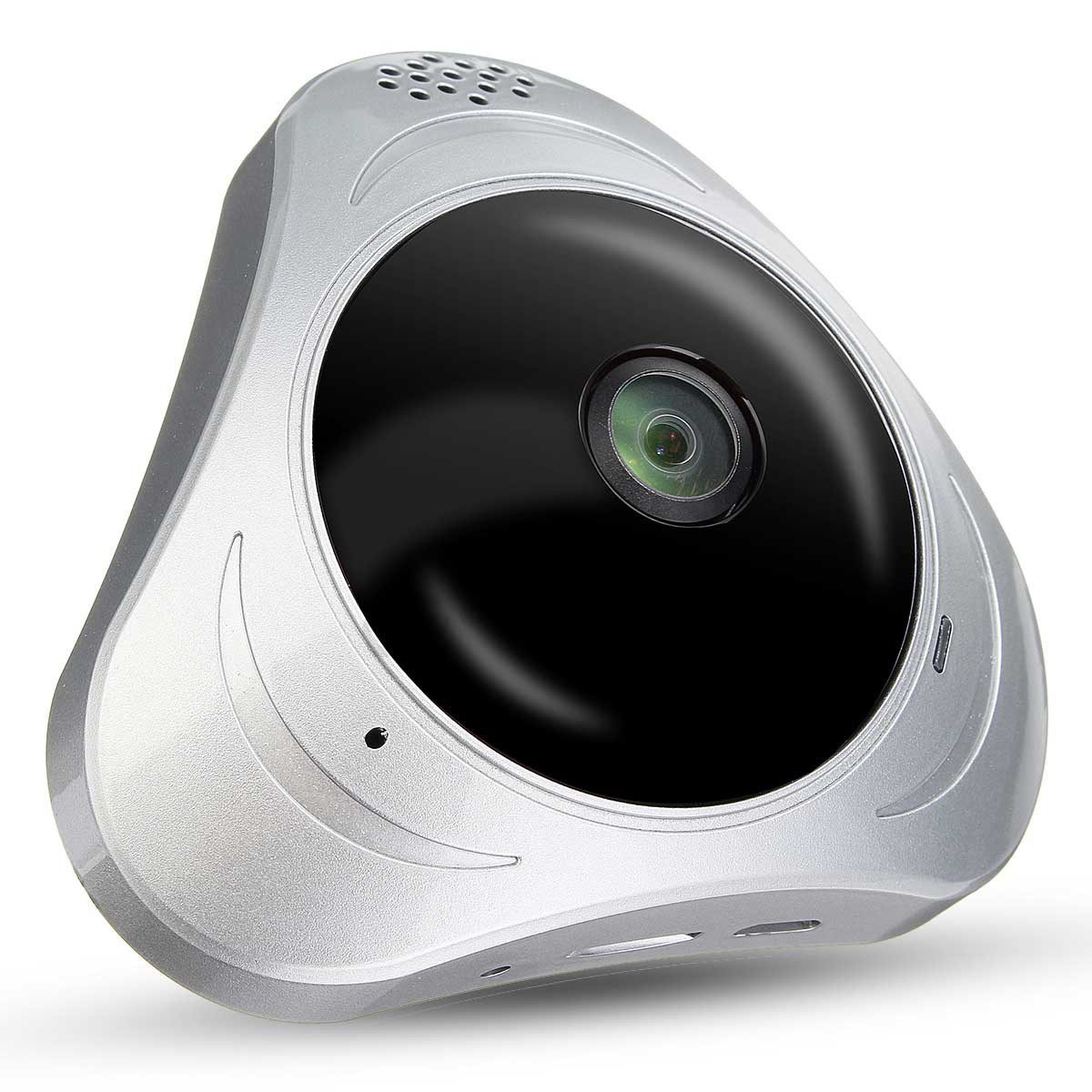 Caméra IP de sécurité, sans Fil Wifi HD avec Surveillance à 360 degrés Panoramique