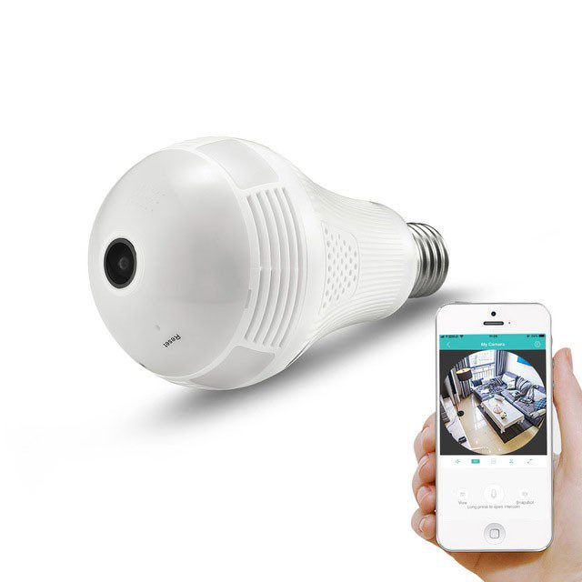 Smart Maison Caméra de sécurité IP WiFi Ampoule