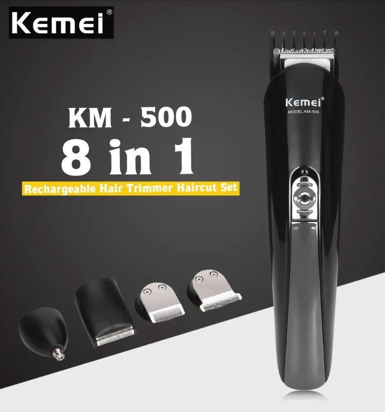 Kemei KM - 500 Tondeuse Électrique Multifonctionnelle 8 en 1