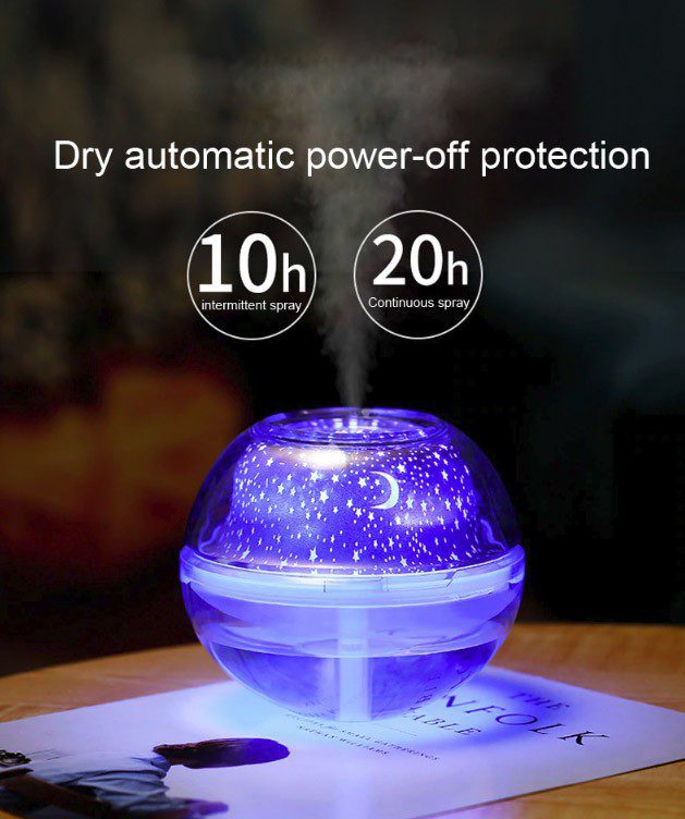 Humidifier Crystal Projection Lamp Night Lamp
