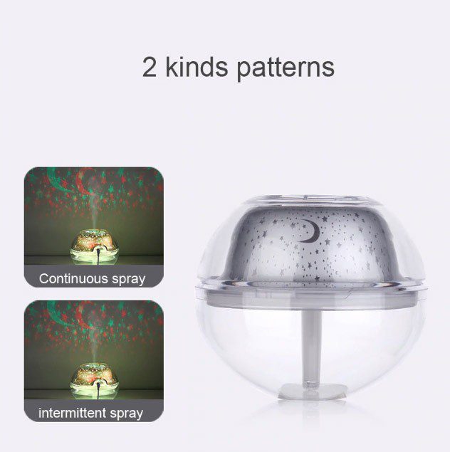 Humidifier Crystal Projection Lamp Night Lamp