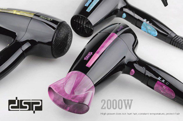 DSP E-30026 Sèche-cheveux Électrique Pliable Poignée 2000 W
