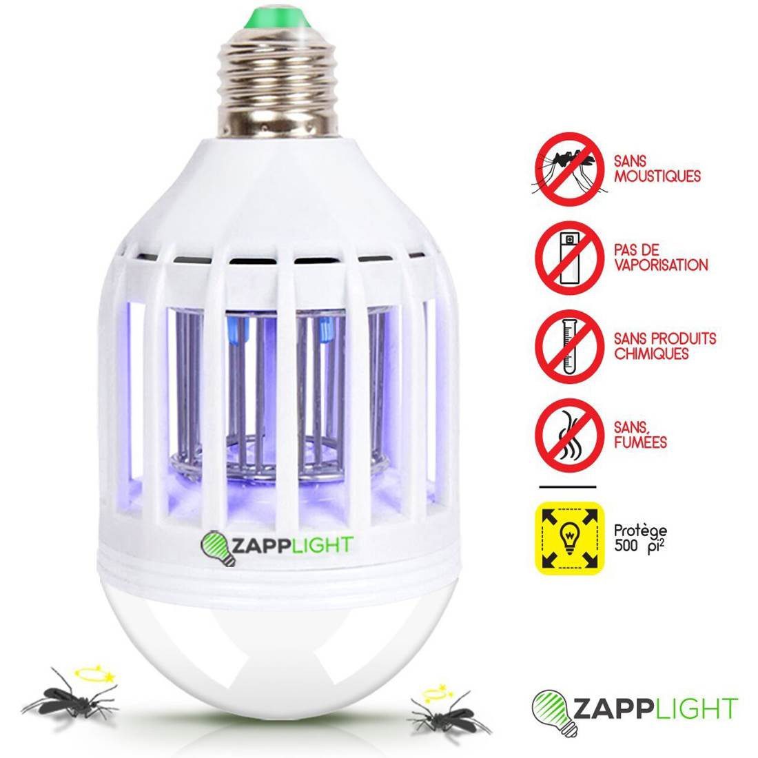 Zapp Light Lampe Anti Moustique