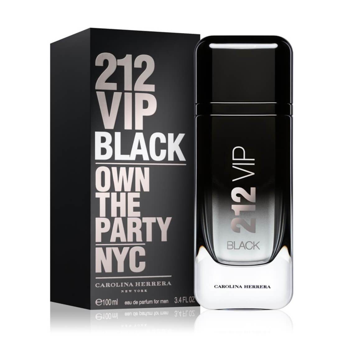 Carolina Herrera 212 Vip Black Extra Perfume For Men - 100ml