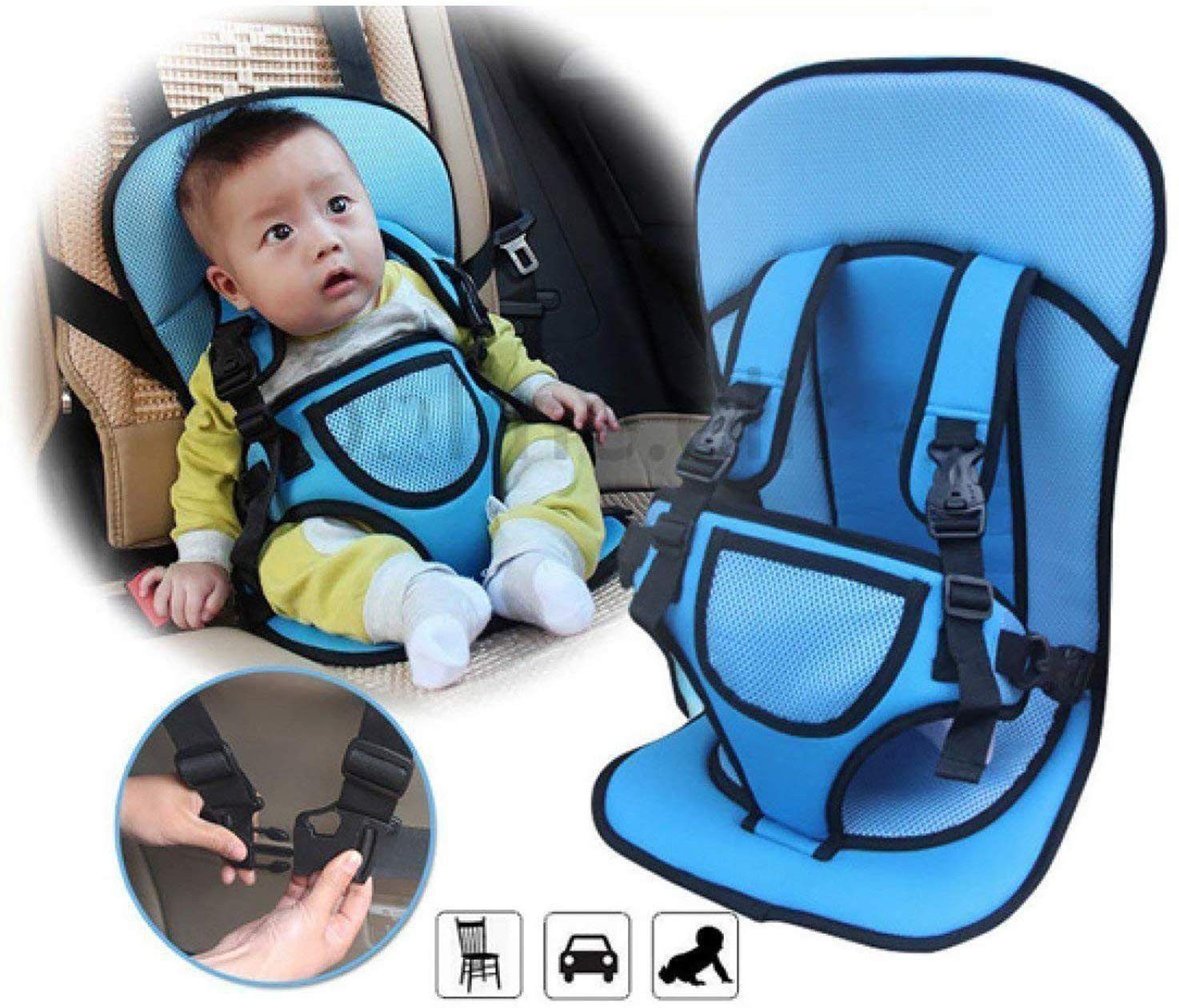 Coussin de voiture pour bébé avec ceinture de sécurité multifonction