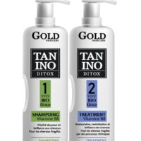 Kit Lissage au Tanin (2 x 1000 ml - 10 à 15 applications) de Gold Haircare
