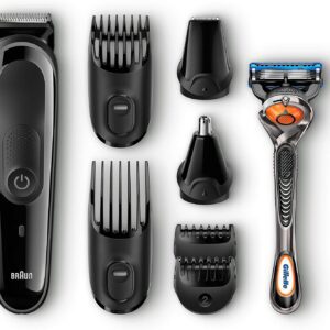 Braun Kit tondeuse polyvalente MGK3060 Contrôle de précision 8 en 1