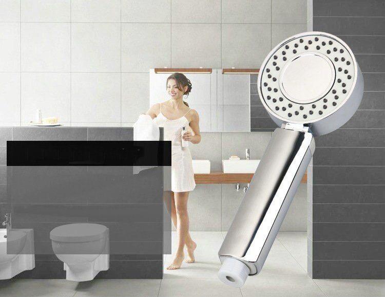 Pommeau de douche double face, jet de gel haute pression douchette buse haute qualité pour salle de bain