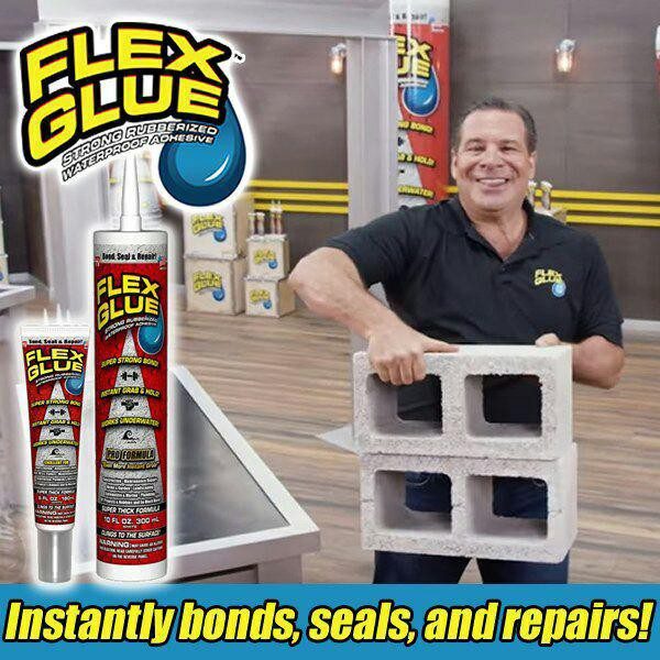 Flex Glue 180ml Colle Instantanée Extra Forte Tout Type De Surfaces Même Humides Et Mouillées