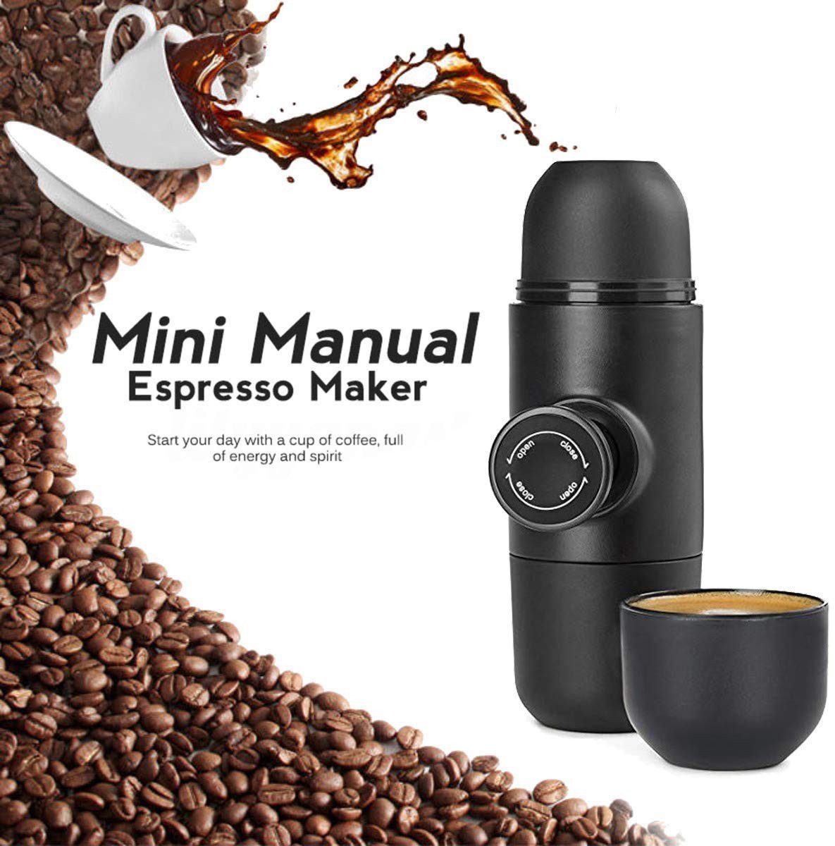 Manuel Cafetière main machine à expresso mini-pot de café machine à café portable pour la conception de Voyage en plein air
