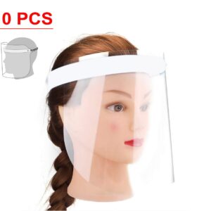 10pcs Ecran Facial de sécurité, Film Protecteur Transparent pour prévenir la salive