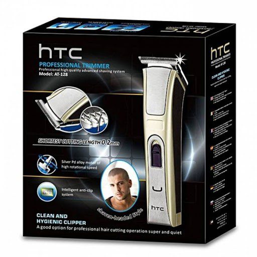 HTC Tondeuse à Cheveux Professionnelle rechargeable AT-128
