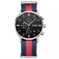 MEGIR M2011 LHL GH montre Pour Homme avec bracelet en toile casual étanche chronographe