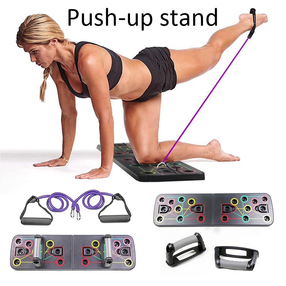 Push up soutien équipement de fitness masculin et féminin, Planche d'entraînement multifonctionnelle à corde