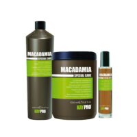 KayPro Macadamia XXL Set: Shampooing, Revitalisant et Sérum pour cheveux fragiles et sensibles 2 x 1000 ml + 100 ml