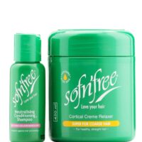 Sofn’free Crème défrisante relaxant 450 ml avec Shampoing