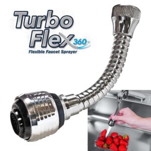 Flexible robinet Pulvérisateur Turbo Flex 360 robinet d'évier Pulvérisateur à jet