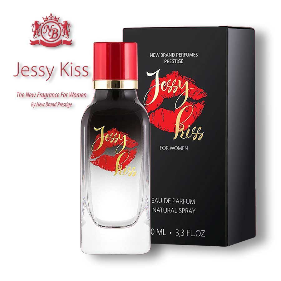 New Brand Jessy Kiss - Eau de Parfum pour Femme 100 ml
