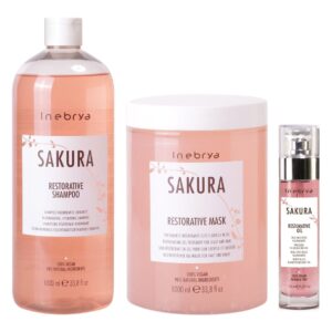 Inebrya Sakura Max Kit de restauration pour tous types de cheveux