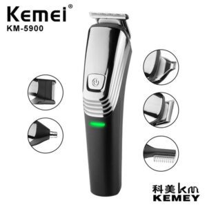 Kemei KM-5900 tondeuse à cheveux pour hommes 6 en 1 électrique rasoir Rechargeable