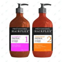 Hairplex Kit de lissage à la Protéine & collagène sans ammoniaque pour tout types de cheveux - 2 x 500 ml