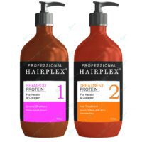 Hairplex Kit de lissage à la Protéine & collagène sans ammoniaque pour tout types de cheveux - 2 x 1L
