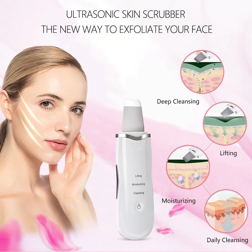 MUYE 8815 Épurateur de peau à ultrason, machine de lifting et de nettoyage en profondeur du visage