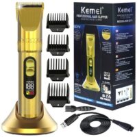 Kemei i271 tondeuse professionnelle pour hommes, rasoir électrique ajustable pour barbe et cheveux