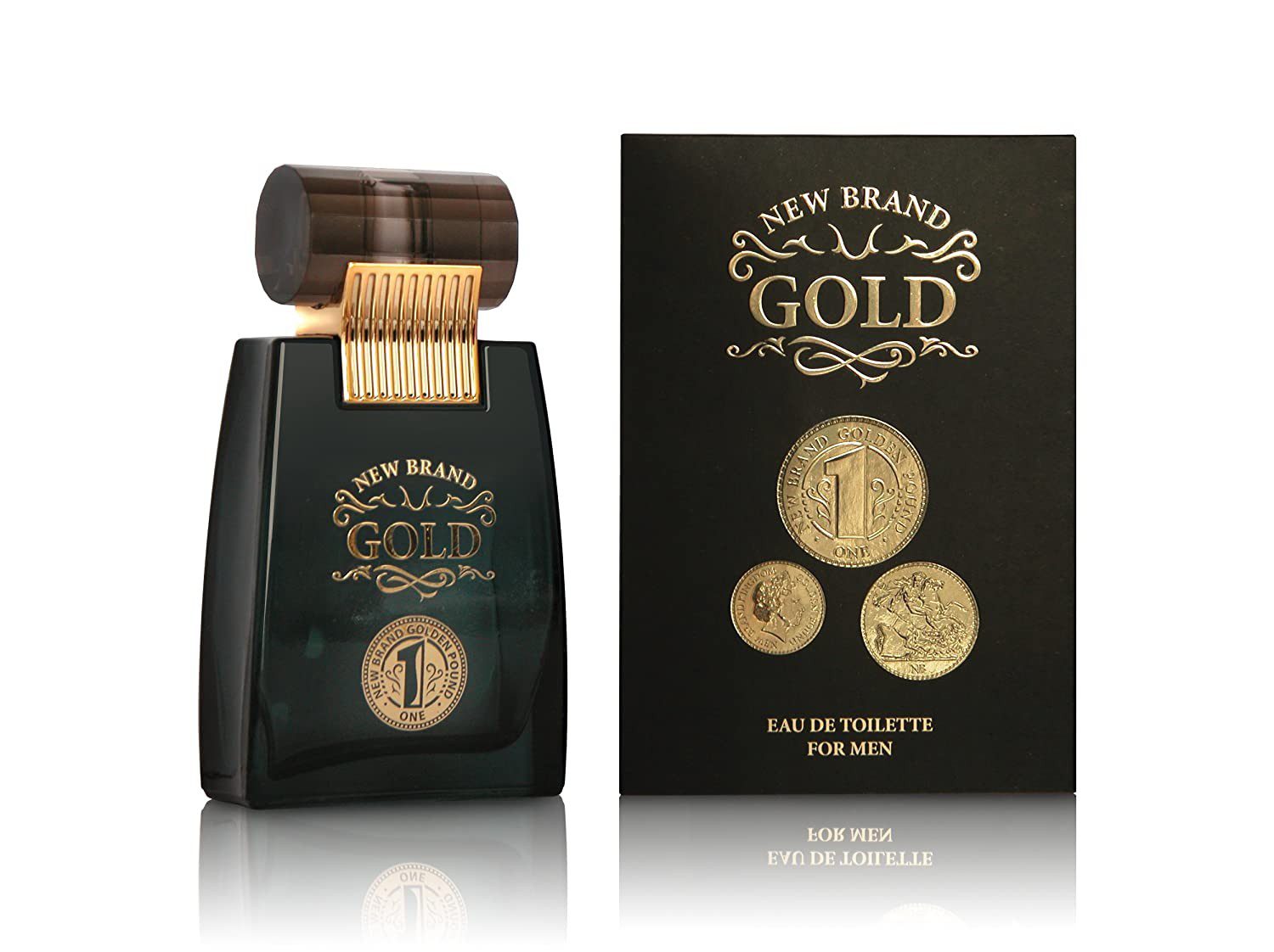 New Brand Gold - Eau de Toilette Pour Homme 100 ml