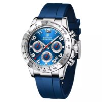 BENYAR BY 5192 Bleu – montre sport à quartz pour hommes Chronographe