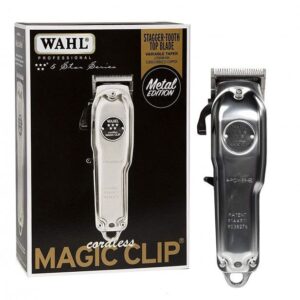 Wahl Cordless Magic Clip Metal Edition Tondeuse à Cheveux Professionnelle sans-Fil