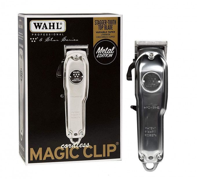 Wahl Cordless Magic Clip Metal Edition Tondeuse à Cheveux Professionnelle sans-Fil