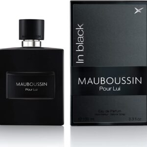 Mauboussin - Pour Lui In Black 100ml - Eau de Parfum Homme - Senteur Boisée & Orientale
