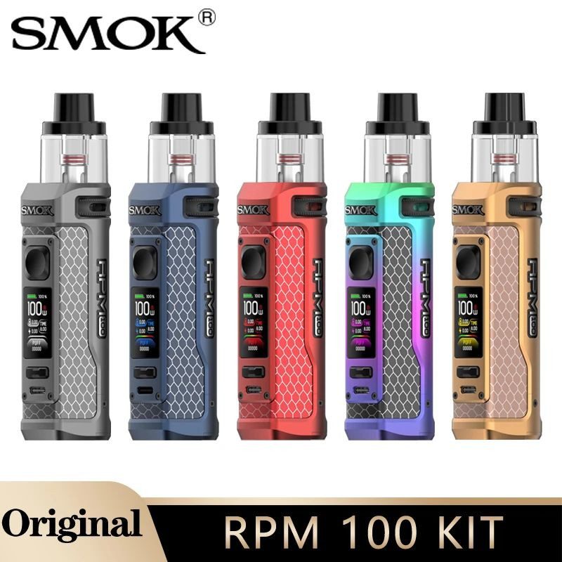 SMOK – Kit de Cigarette électronique RPM 100W, vapoteur avec batterie 21700/18650, dosette de 6ml