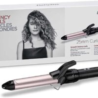 Fer à Boucler - BaByliss - C325E - Boucleur 25 mm Curling Tong pour des Boucles Rapides et Rebondies