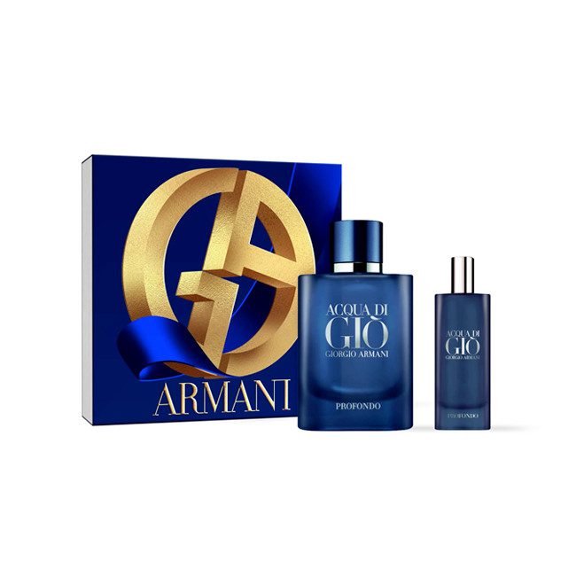 Coffret Giorgio Armani Acqua Di Gio Profondo Pour Homme Eau de Parfum 75 ml