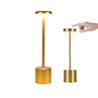 Lampe de table sans fil à piles rechargeables avec commande tactile