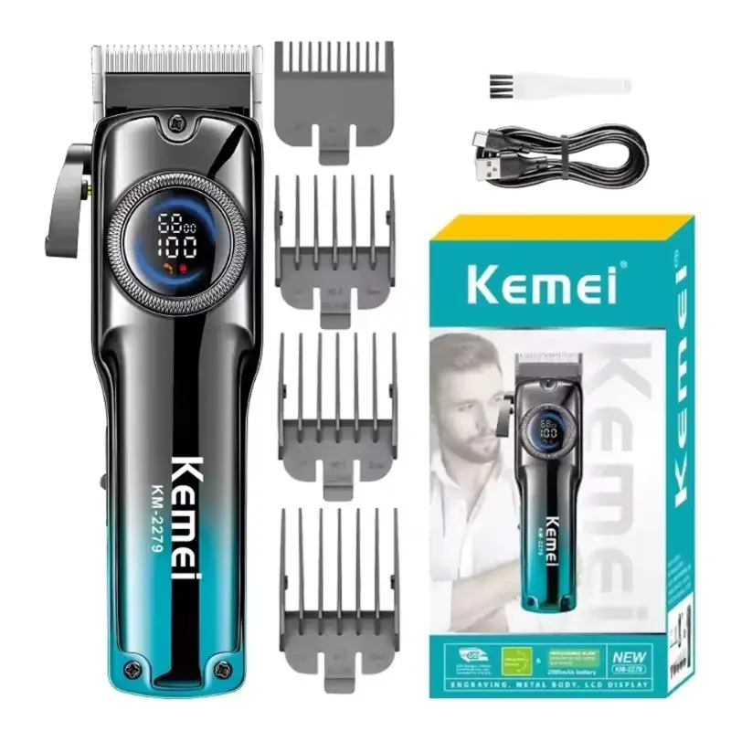 Cordon D’Alimentation US Pour Tondeuse Kemei KM-2028 – Charge Rapide & Solide