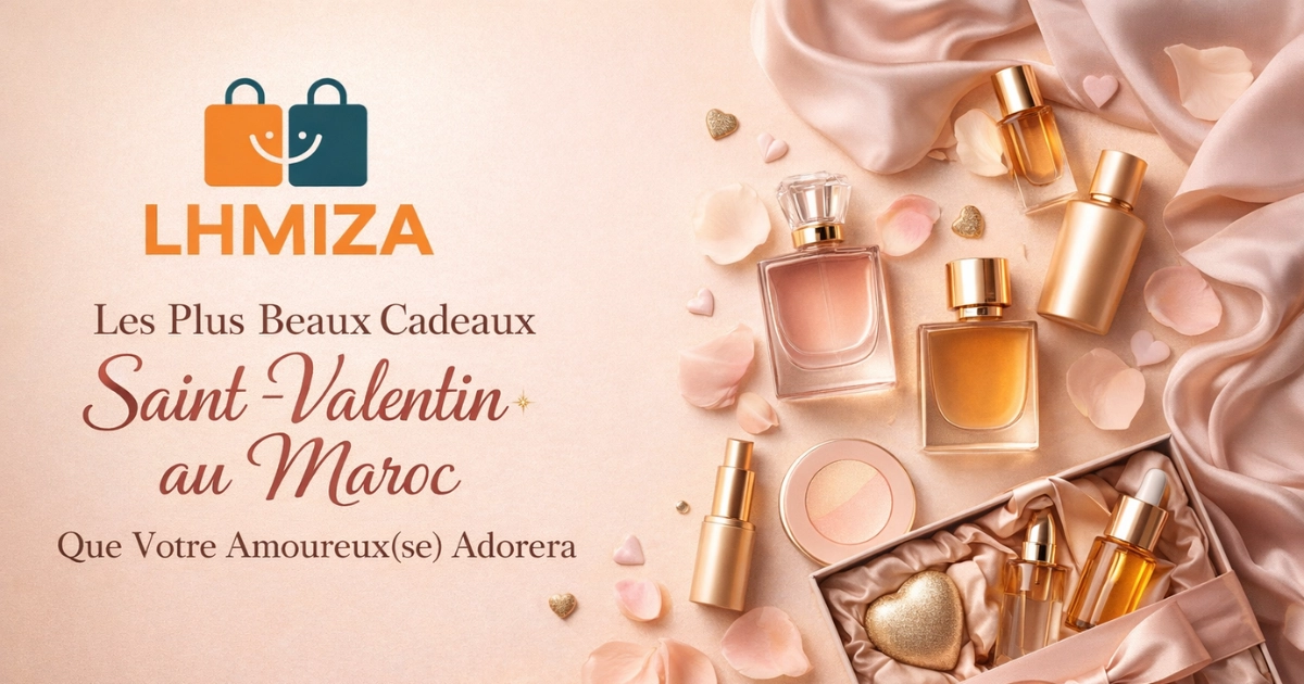 Cadeaux Saint-Valentin au Maroc – parfums et coffrets beauté LHMIZA