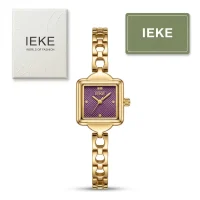 Montre Femme IEKE Carrée Dorée Bracelet Bijou