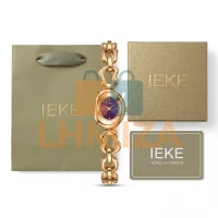 Montre Femme IEKE Dorée Ovale Bracelet Bijou
