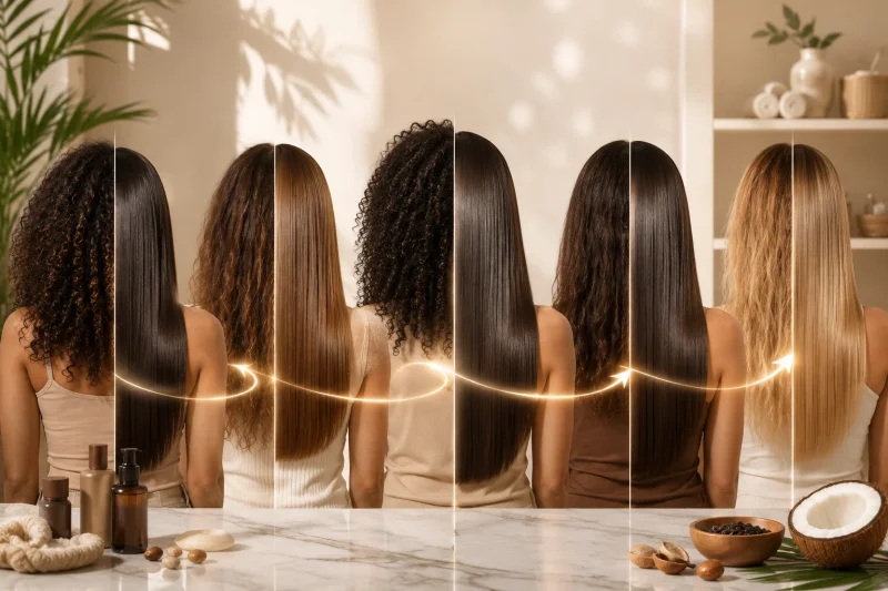lissage brésilien pour chaque type de cheveux