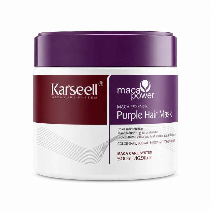 Karseell Purple Hair Mask Maca Power – Masque Violet 500ml
