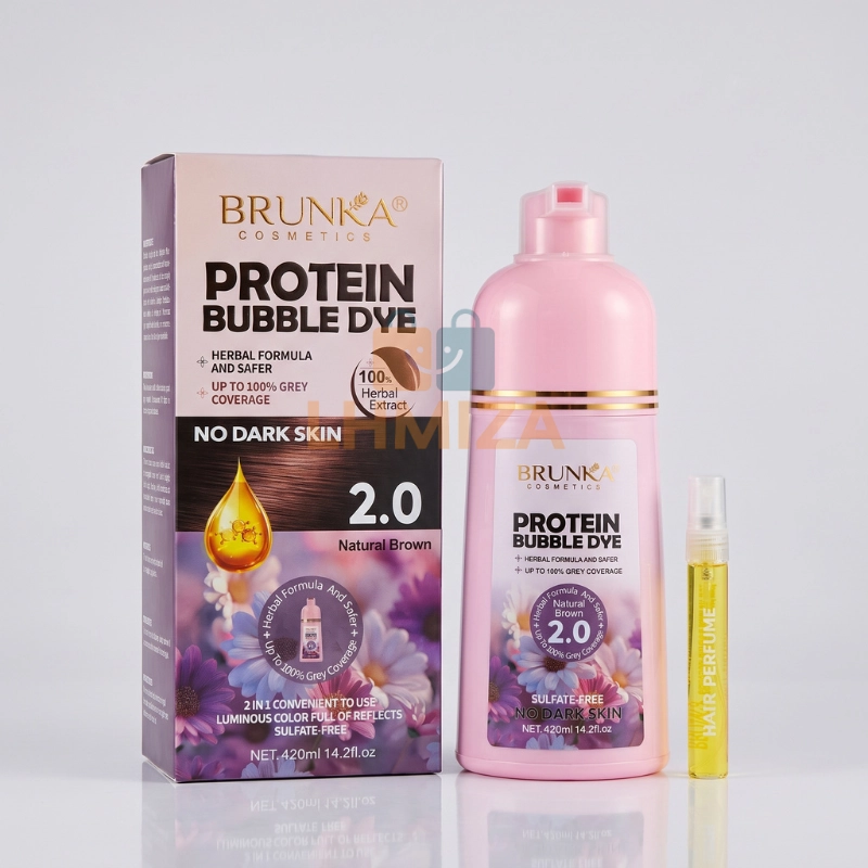 Shampoing Colorant Femme Brunka Brun Naturel 2.0 – 420ml
