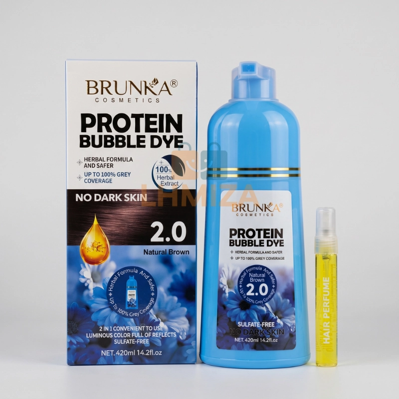 Shampoing Colorant Homme Brunka Brun Naturel 2.0 – 420ml