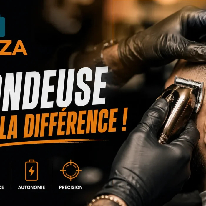 Tondeuse professionnelle utilisée par un barbier au Maroc