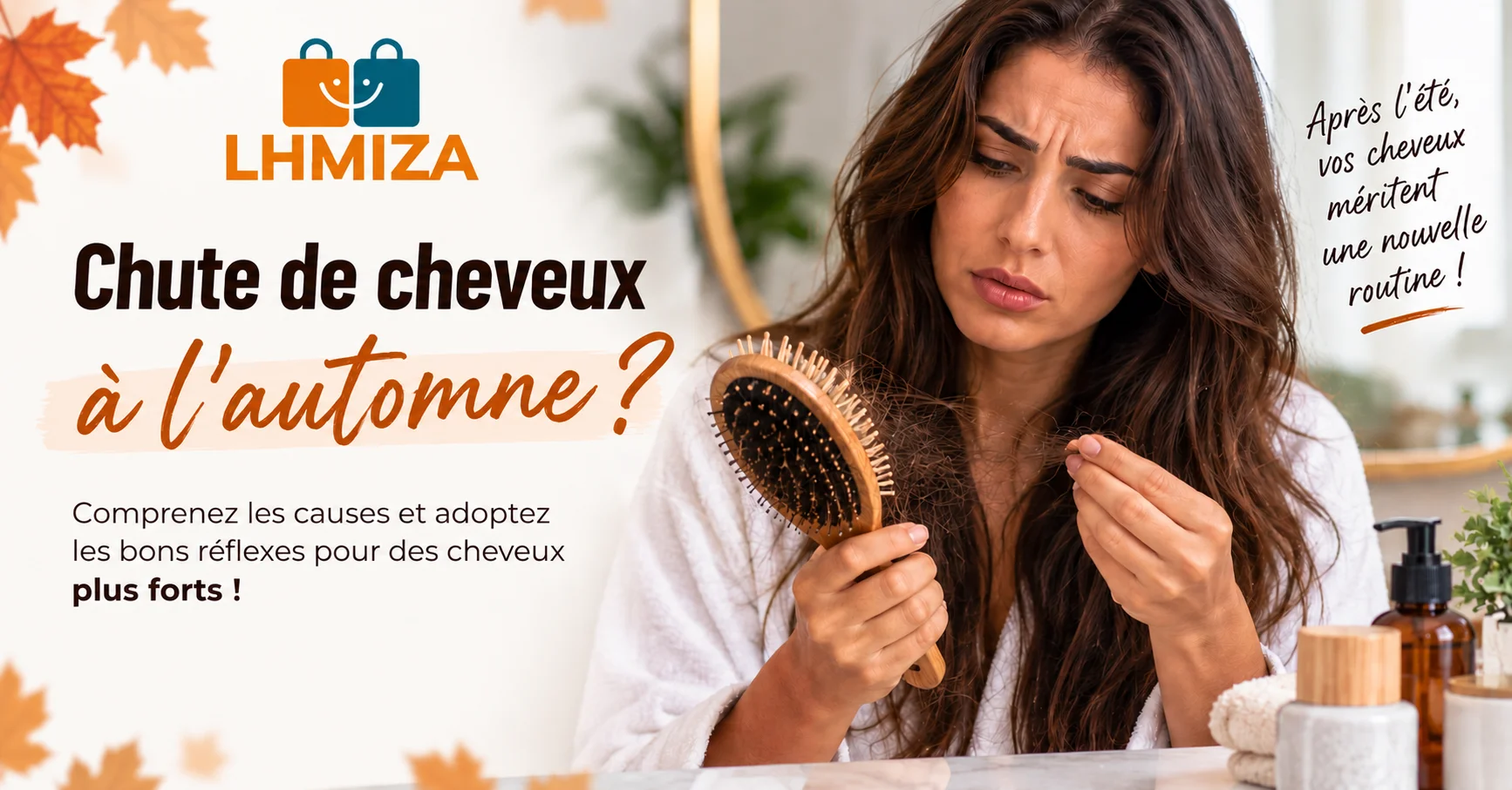 lutte contre la chute saisonnière des cheveux