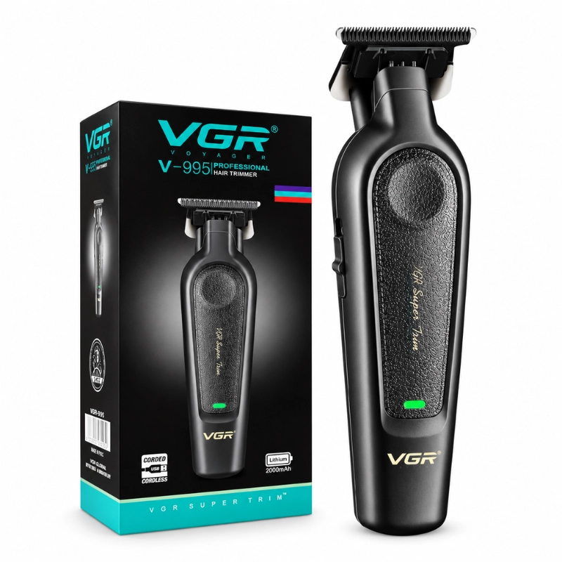 VGR V-995 Trimmer de Finition Zero-Gap Lame en T Barbe & Contours