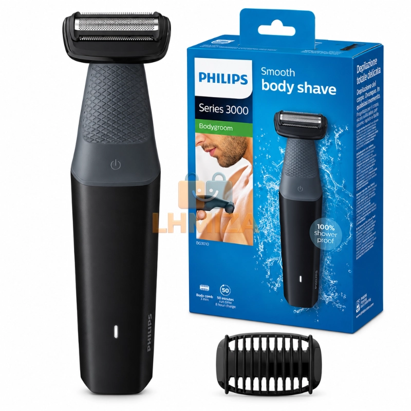 Philips Bodygroom 3000 BG3010 Rasoir Corps Homme Étanche Douche